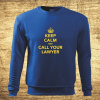 Keep calm and call your lawyer, Barva Modrá, Velikost 2XL Bezvatriko.cz 502080