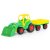 Polesie Traktor s prívesom a radlicou