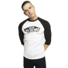 VANS-STYLE 76 RAGLAN-WHITE-BLACK Biela S 2024