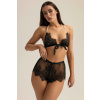 Esotiq Sexy komplet Parish Čierna S/M