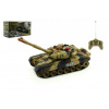 Teddies Tank RC T-80 plast 25cm s dobíjecím packem USB+adaptér na baterie 2 druhy 2,4 GHz v krabici
