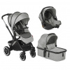 JANÉ Kočík kombinovaný Crosslight + korba Micro Pro + autosedačka Koos i-size Dim Grey 5606U06