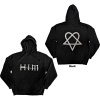 Mikina HIM - Logo Čierna XL
