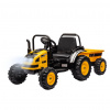 Elektrický traktor s vlečkou Milly Mally Farmer žltý