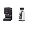 Gaggia New Classic EVO BC, black + Eureka Mignon Zero, CR white