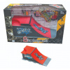 Skatepark Set so Šikmou Rampou, Railom a Fingerboardom