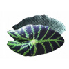 Vankúš - Veľký vankúš alocasia 3D listu (Veľký vankúš.)