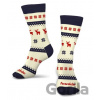 Ponožky Vianočný Jelenček svetlý L - Fusakle.sk