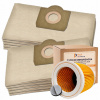 10 x VRECKÁ FILTER DO VYSÁVAČA KARCHER WD3 200 MV3 WD2 PLUS SE4001 WD3 KWD3