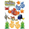 CUKROVÁ TLAČ jedlý obrázok na tortu Cukrová hmota RYBKA NEMO DORY SADA 6