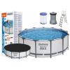 BAZÉNOVÝ SET záhradný rámový na RÁME STEEL PRO 396x122 cm Bestway 5618W