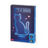 Legami Led lampa s neónovým efektom It´s Sign Kitty