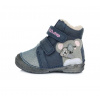 Dievčenské zimné topánky D.D.STEP W038-865A Royal Blue