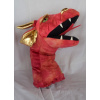 Maňásek na ruku - hlava - Červený drak (Large Dragon Heads 40 cm)