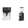 Rancilio Silvia PRO X, black + Eureka Atom Specialty 75, black