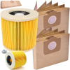 Diel, príslušenstvo - 10x vrecká filter pre vysávač Karcher wd3 mv3 wd 3 (10x vrecká filter pre vysávač Karcher wd3 mv3 wd 3)