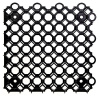 ROJAPLAST WPC dlaždica – zatrávňovacia, 50 × 50 × 4 cm, čierna