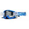 Zjazdové okuliare 100% Strata Mud Roll-Off Blue Lagoon - číre sklá