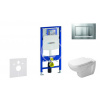 Geberit Set Duofix 111.300.00.5+záv.WC Duravit D-Code vr.sed.SC+tlač.Sigma30 matChr/leskCh 111.300.00.5 NH7