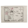 Weta Workshop The Hobbit Tea Ručník Thorins Map 72 cm