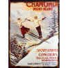 Plechová ceduľa Chamonix