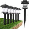Solárna zapichovacia záhradná lampa - 6X Maják so solárnou lampou so solárnou lampu (6X Maják so solárnou lampou so solárnou lampu)