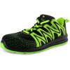 Canis CXS Obuv CXS ISLAND OLIB S1P polobotka, perforovaná s laminátovou špicí 212604980843 Černá/zelená 43