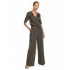 M703 V-neck jumpsuit - khaki M