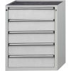 Zásuvková skriňa ,š x h 760 x 675 mm, nosnosť zásuvky 200 kg ANKE