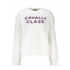 CAVALLI CLASS Perfektná Dámska Mikina Biela