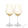 Farebné poháre na víno DION 500 ml YELLOW (2 ks) (B.Bohemian DION color)