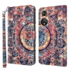 Peňaženkové 3D puzdro na Honor 50 - Colorful Mandala