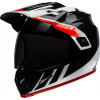 Prilba na motorku BELL MX-9 Adventure Dash MIPS white/black/orange - XXL (63/64)