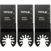TATechnix Ponorný pílový kotúč HCS pre multifunkčnú pílu, 34 mm (drevo, plast), sada 3 ks