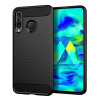 JELLY CASE CARBON puzdro na SAMSUNG S10 čierne (Gumené silikónové púzdro JELLY CASE)