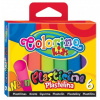 Colorino Kids farebná plastelína 6 farieb Neon