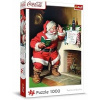 Puzzle Trefl 1000 dielikov Puzzle Coca-Cola 1000 dielikov Mikuláš pri krbe