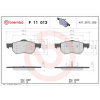 BREMBO Sada brzdových platničiek kotúčovej brzdy BREMBO P 11 013