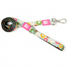 Max&Molly Short Leash Donuts - farebné mestské vodítko pre psa, donut vzor, 120 cm - XS