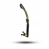 Šnorchel na potápanie Cressi ITACA Ultra Dry + Splash Guard - Black / Gold
