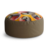 Sablio Taburet Circle Pokemon ball Pattern: 40x50 cm