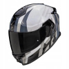 Motocyklová prilba SCORPION EXO-GT SP AIR TOURADVEN PEARL WHITE/SILVER L + HRA
