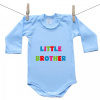 Boodyy Modré body s dlhým rukávom Little brother 86 (12-18 mesiacov)
