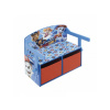 Arditex detský drevený nábytok 3v1 Paw Patrol lavička box na hračky stolík PW12898