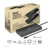 Club3D Dokovací stanice USB-C 11v1, 2xDP, 3xUSB-C, 3xUSB, 1xRJ45, čtečka SD karet, černá (CSV-1581)