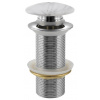 Sapho Block Umývadlový výtok 5/4, click-pressure, zátka biela carrara mat 2401-941
