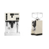 Rancilio Silvia PRO X, white + Eureka Mignon Specialita, CR cream