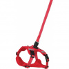 Zolux postroj pes s vodítkem 2m CLIP&GO červená L