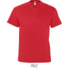 SOL´S VICTORY / Pánske tričko s výstrihom do V - red XXL