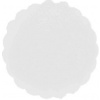 Rozetky PREMIUM biele 9 cm, 40 ks